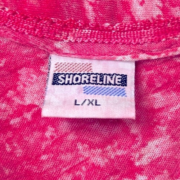 Shoreline Beach Cover Up Tie Dye Embroidered Sundress Pink L/XL - Picture 9 of 10